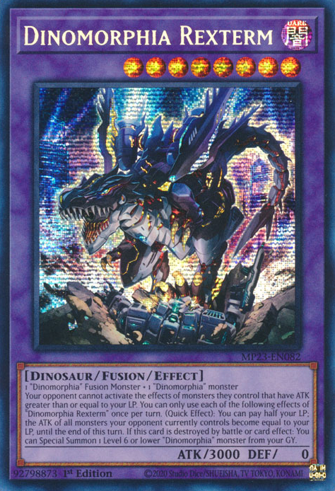 Dinomorphia Rexterm [MP23-EN082] Prismatic Secret Rare | North Game Den