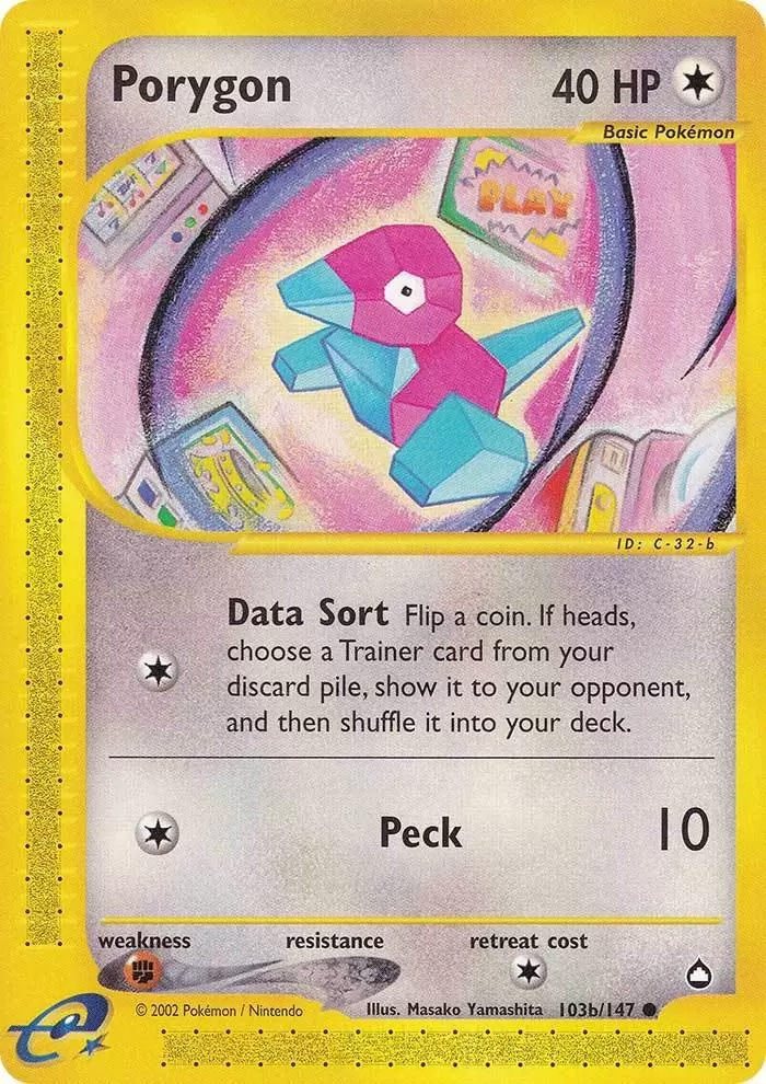Porygon (103b/147) [Aquapolis] | North Game Den