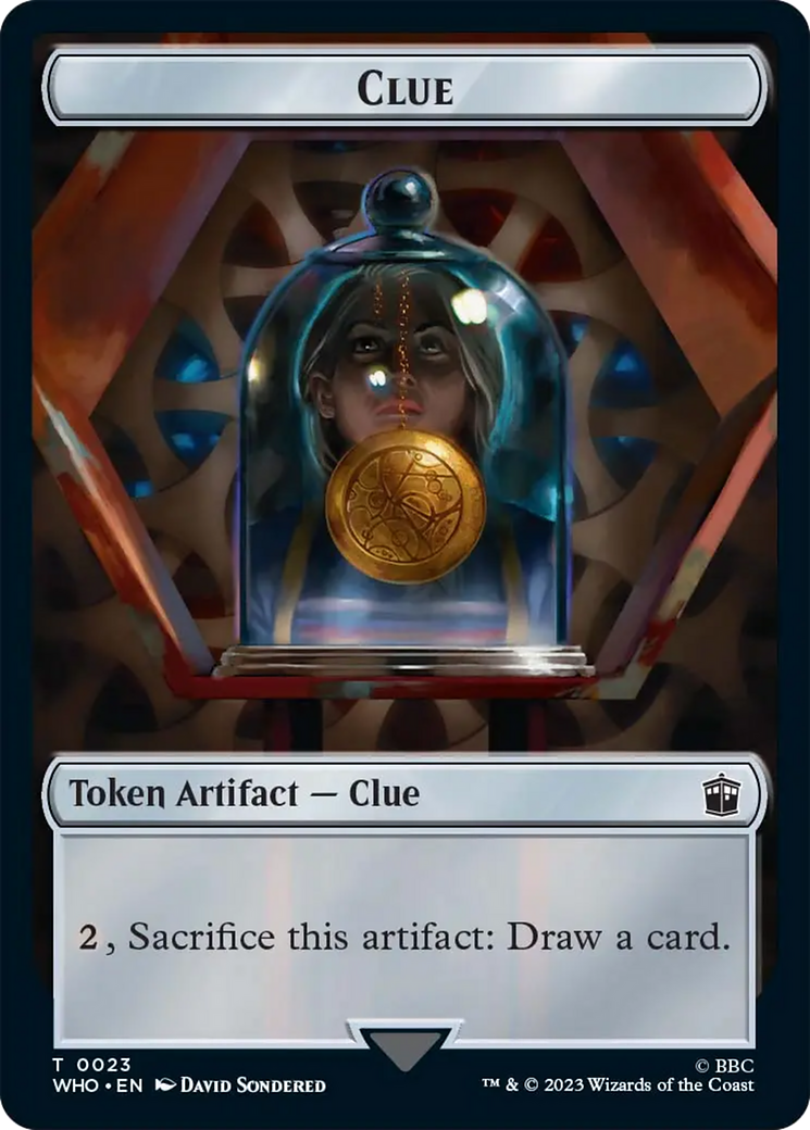 Clue Token [Doctor Who Tokens] | North Game Den