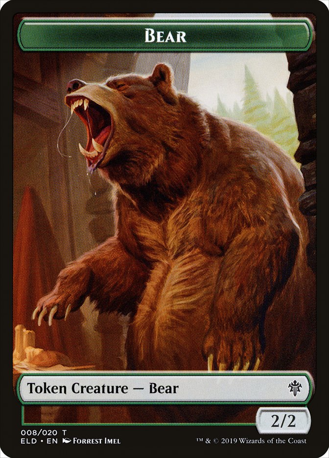Bear [Throne of Eldraine Tokens] | North Game Den