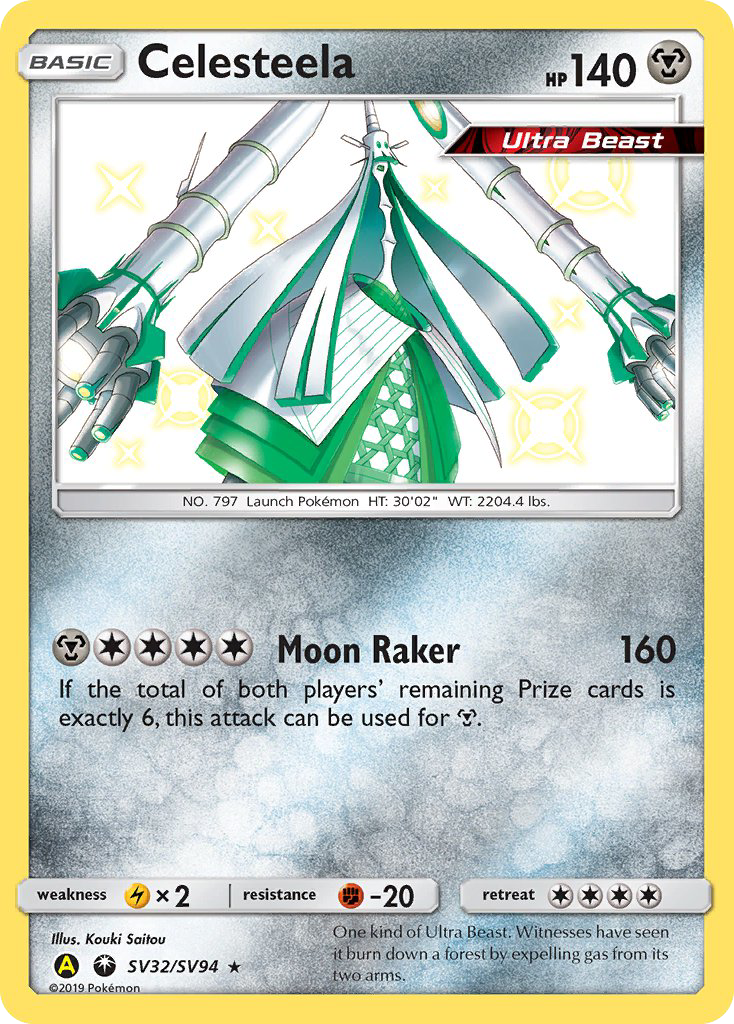 Celesteela (SV32/SV94) [Sun & Moon: Hidden Fates - Shiny Vault] | North Game Den