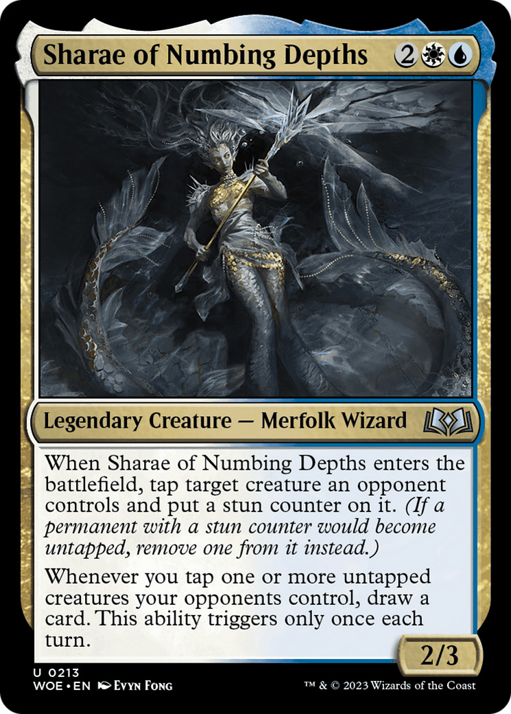 Sharae of Numbing Depths [Wilds of Eldraine] | North Game Den