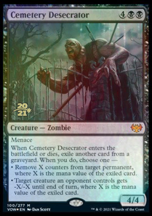 Cemetery Desecrator [Innistrad: Crimson Vow Prerelease Promos] | North Game Den