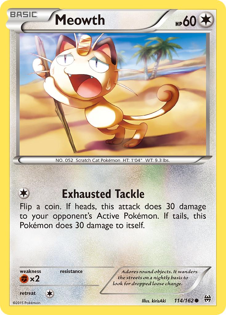 Meowth (114/162) [XY: BREAKthrough] | North Game Den