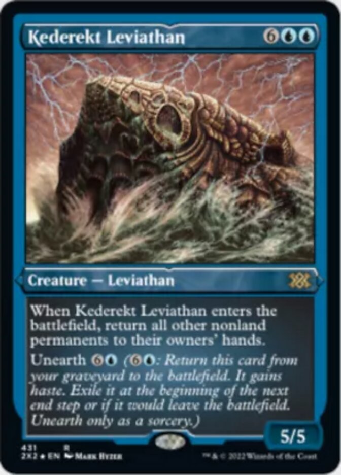 Kederekt Leviathan (Foil Etched) [Double Masters 2022] | North Game Den