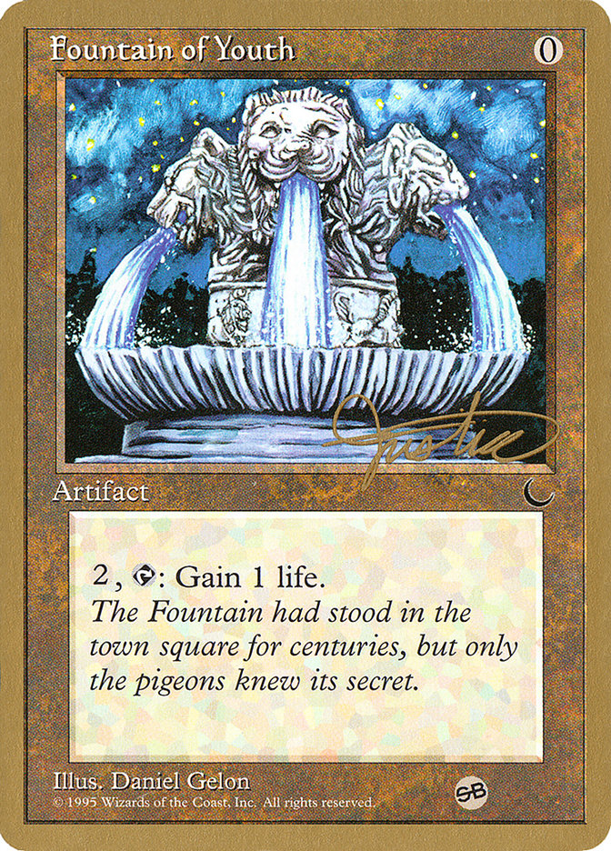 Fountain of Youth (Mark Justice) (SB) [Pro Tour Collector Set] | North Game Den