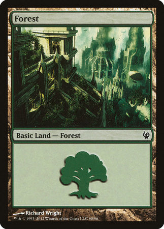 Forest (90) [Duel Decks: Izzet vs. Golgari] | North Game Den