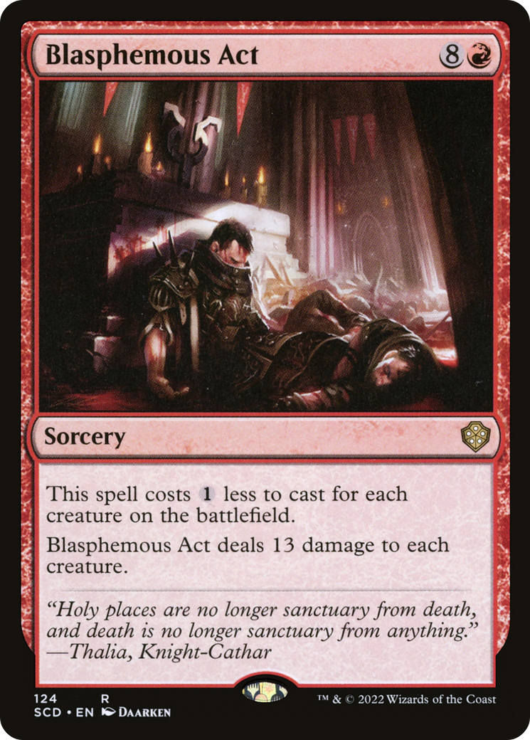Blasphemous Act [Starter Commander Decks] | North Game Den