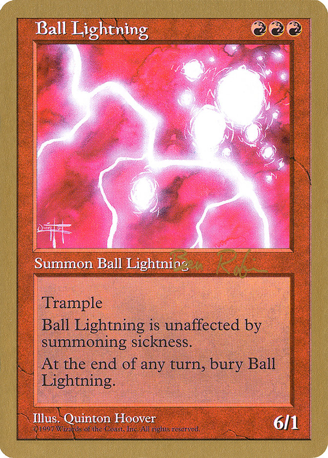 Ball Lightning (Ben Rubin) [World Championship Decks 1998] | North Game Den