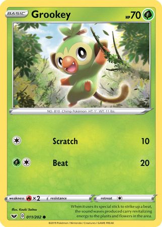 Grookey (011/202) (Premium Collection) [Sword & Shield: Base Set] | North Game Den