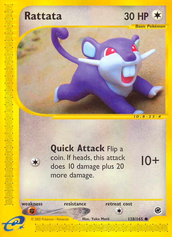 Rattata (128/165) [Expedition: Base Set] | North Game Den