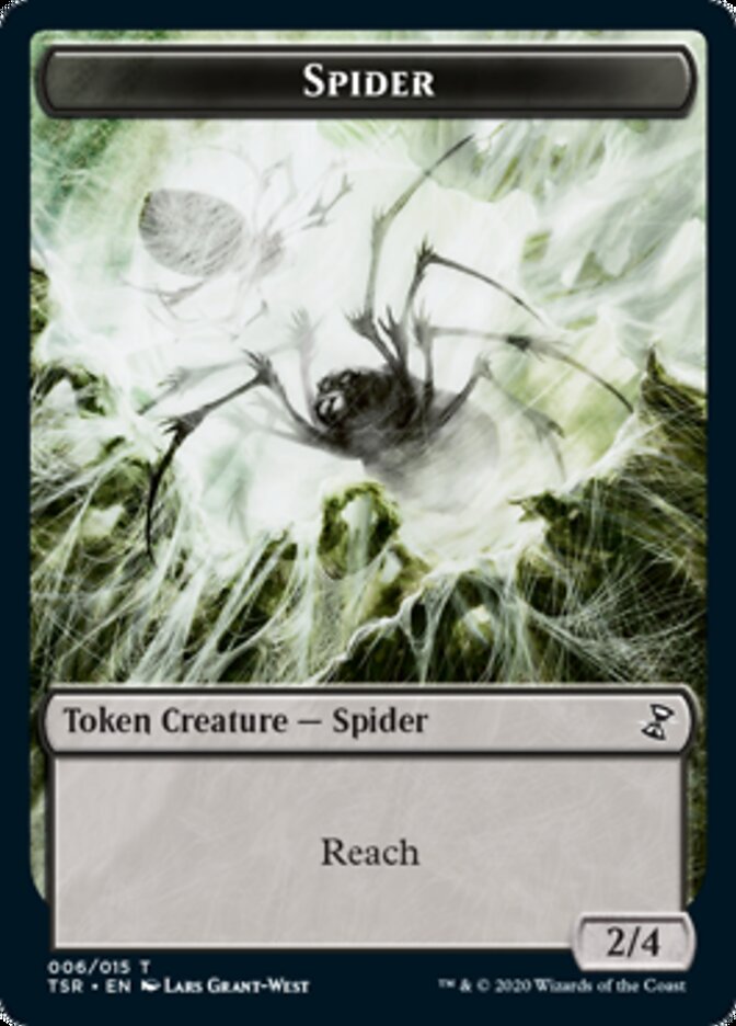 Spider Token [Time Spiral Remastered Tokens] | North Game Den