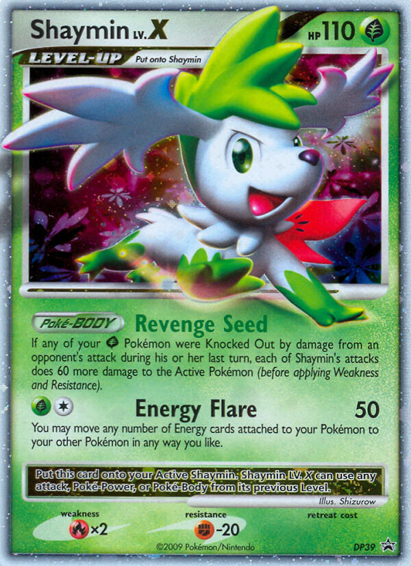 Shaymin LV.X (DP39) [Diamond & Pearl: Black Star Promos] | North Game Den