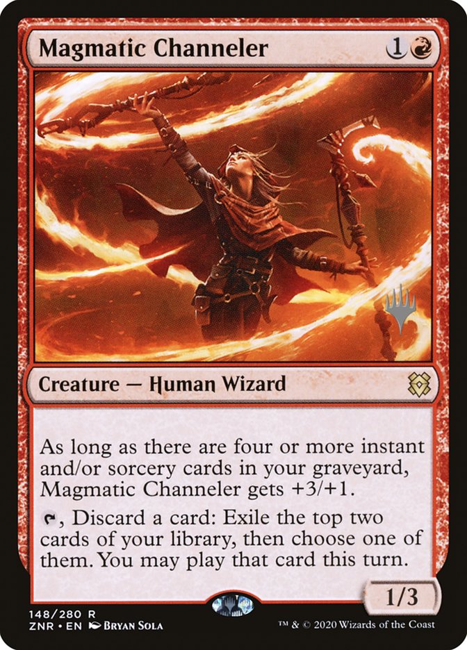 Magmatic Channeler (Promo Pack) [Zendikar Rising Promos] | North Game Den