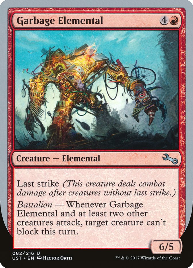 Garbage Elemental (6/5 Creature) [Unstable] | North Game Den
