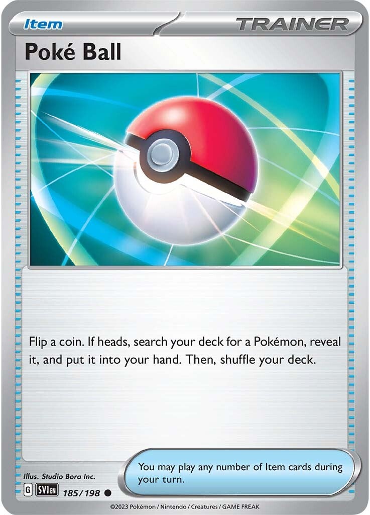 Poke Ball (185/198) [Scarlet & Violet: Base Set] | North Game Den