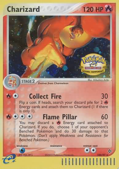 Charizard (100/97) (National Championship 2004) [League & Championship Cards] | North Game Den