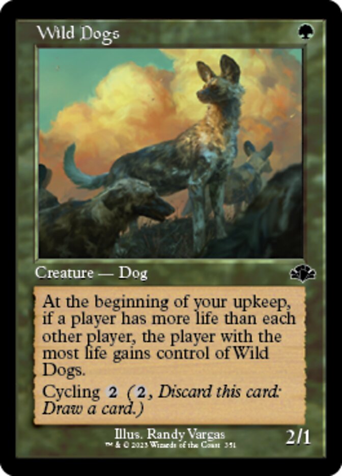 Wild Dogs (Retro) [Dominaria Remastered] | North Game Den