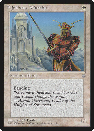 Kjeldoran Warrior [Ice Age] | North Game Den