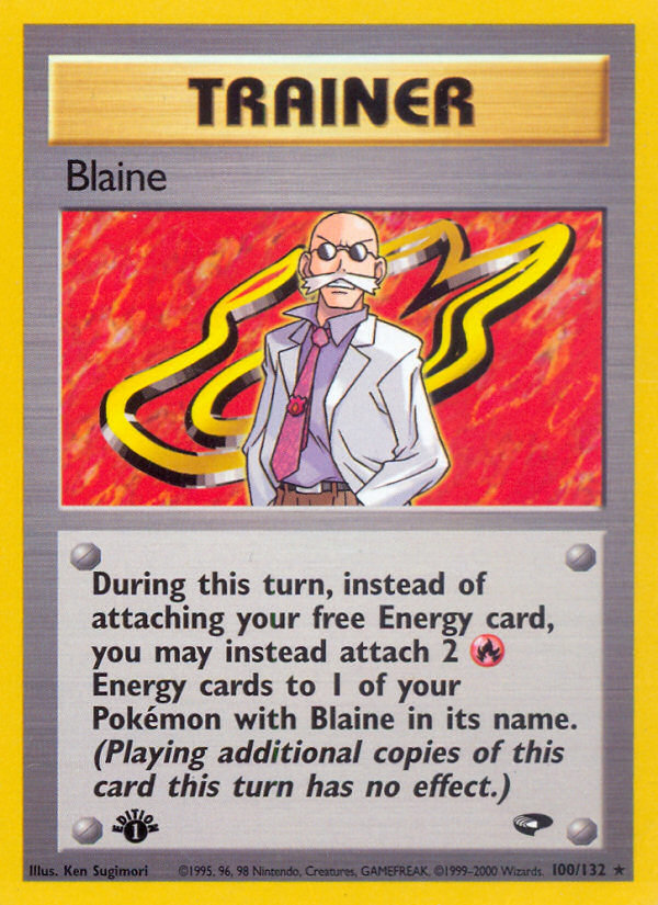 Blaine (100/132) [Gym Challenge 1st Edition] | North Game Den