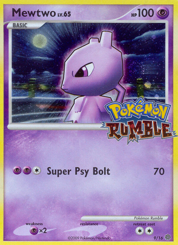 Mewtwo (9/16) [Pokémon Rumble] | North Game Den