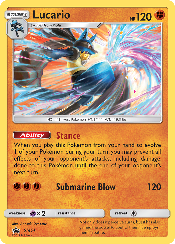 Lucario (SM54) [Sun & Moon: Black Star Promos] | North Game Den