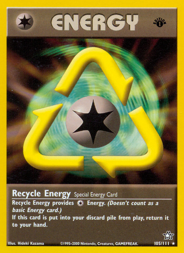 Recycle Energy (105/111) [Neo Genesis 1st Edition] | North Game Den