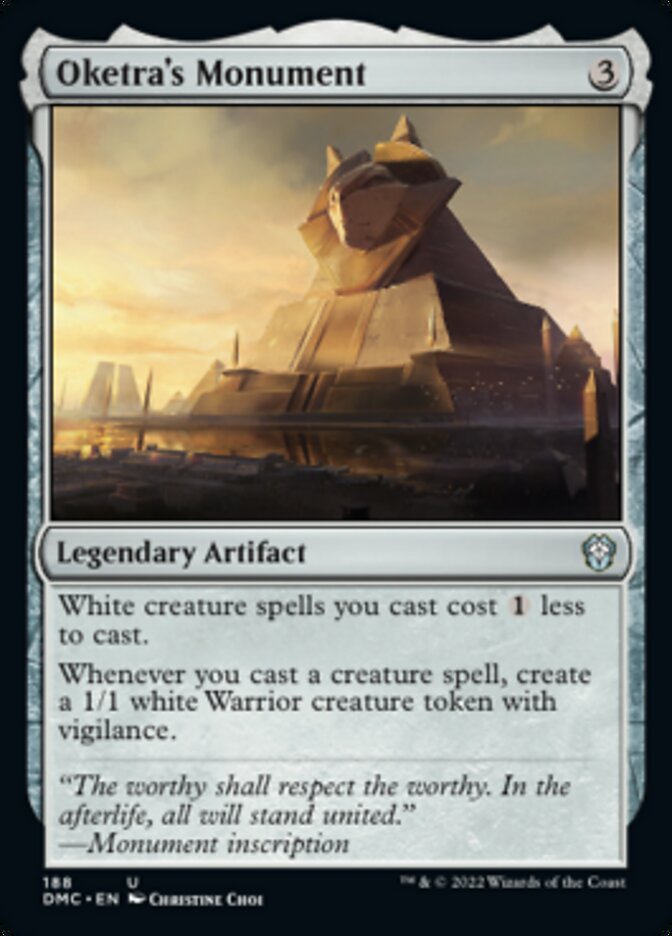 Oketra's Monument [Dominaria United Commander] | North Game Den