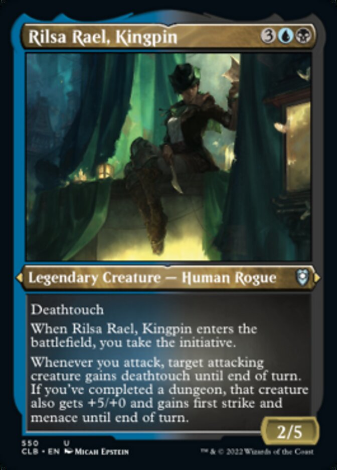 Rilsa Rael, Kingpin (Foil Etched) [Commander Legends: Battle for Baldur's Gate] | North Game Den