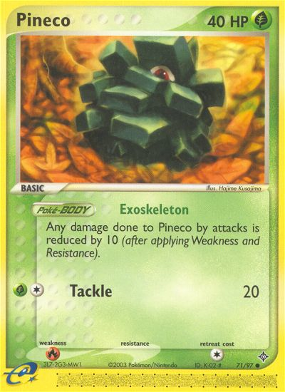 Pineco (71/97) [EX: Dragon] | North Game Den