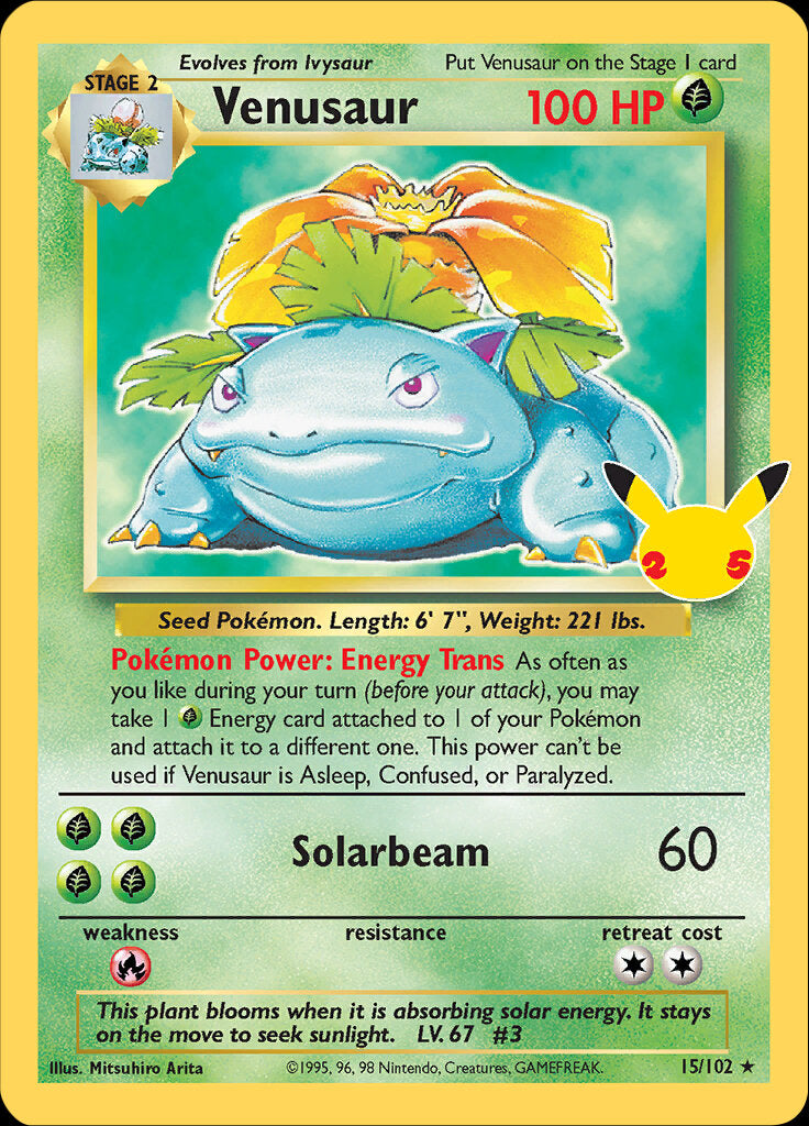 Venusaur (15/102) [Celebrations: 25th Anniversary - Classic Collection] | North Game Den