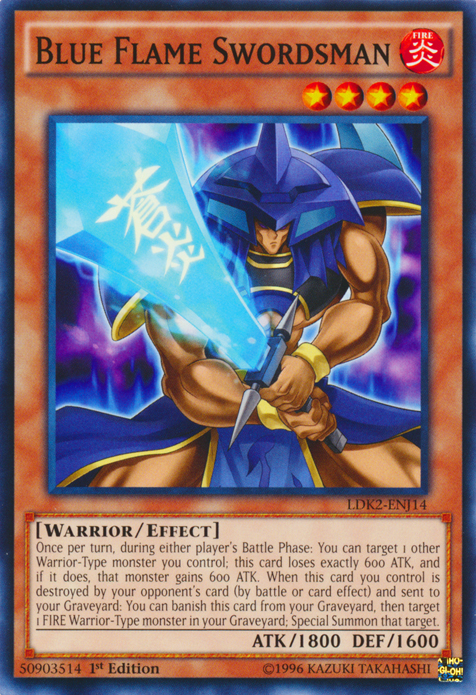 Blue Flame Swordsman [LDK2-ENJ14] Common | North Game Den