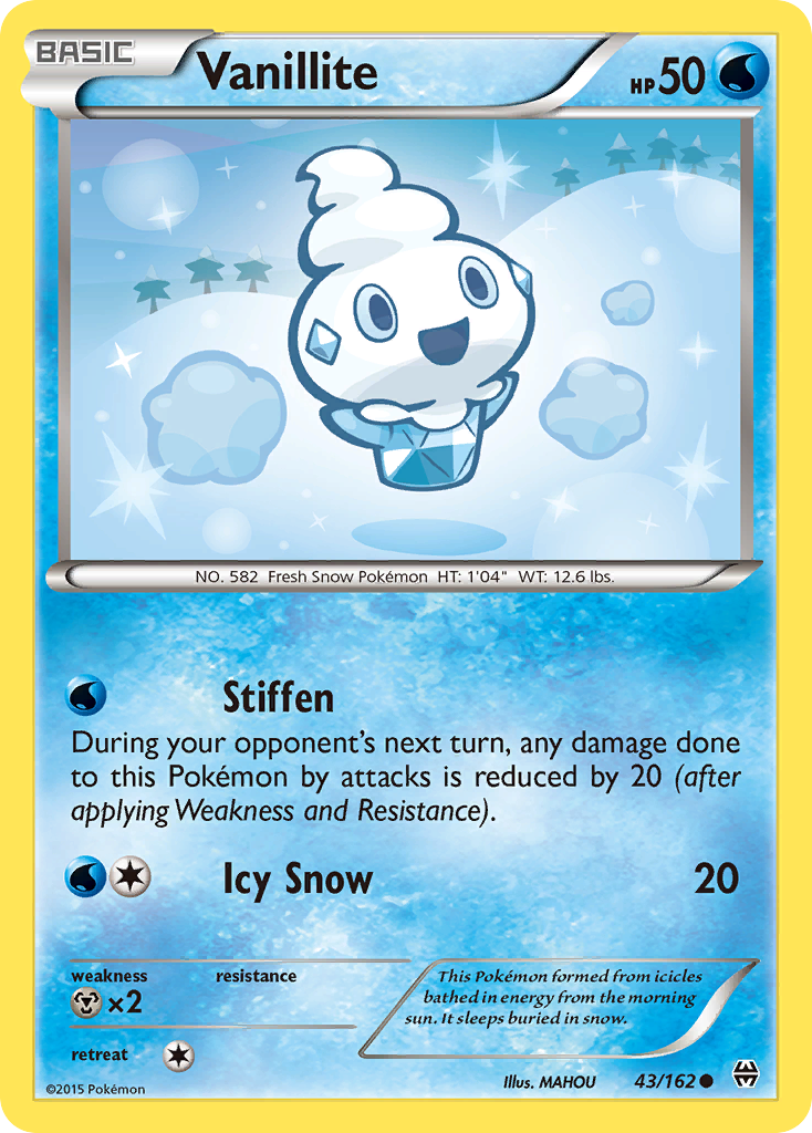 Vanillite (43/162) [XY: BREAKthrough] | North Game Den