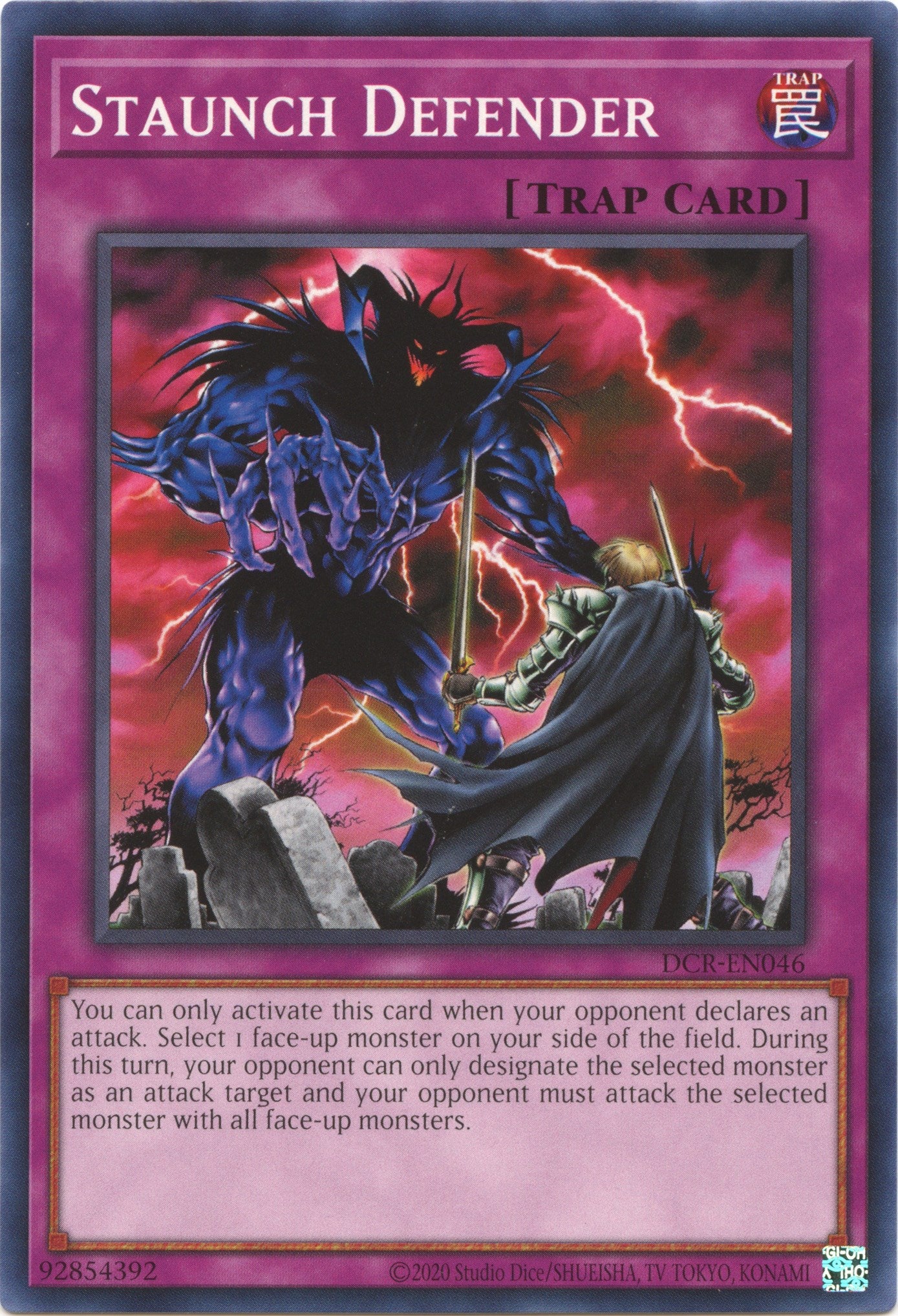 Staunch Defender (25th Anniversary) [DCR-EN046] Common | North Game Den