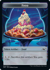 Cat // Food (10) Double-sided Token [Unfinity Tokens] | North Game Den