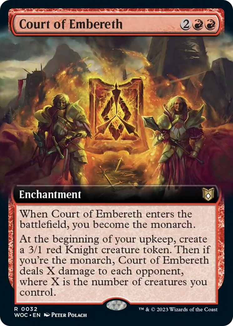 Court of Embereth (Extended Art) [Wilds of Eldraine Commander] | North Game Den