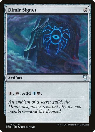 Dimir Signet [Commander 2018] | North Game Den