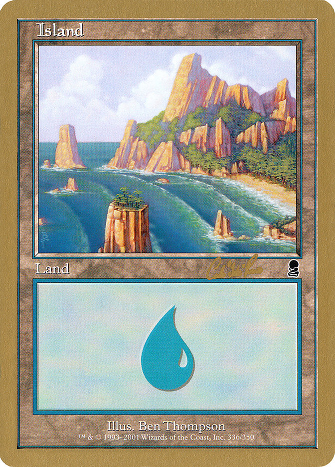 Island (cr336) (Carlos Romao) [World Championship Decks 2002] | North Game Den