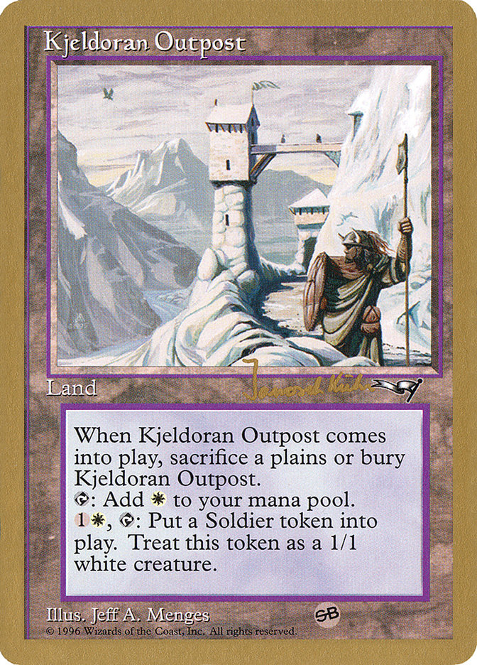 Kjeldoran Outpost (Janosch Kuhn) [World Championship Decks 1997] | North Game Den