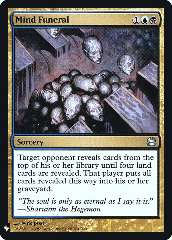 Mind Funeral [Mystery Booster] | North Game Den