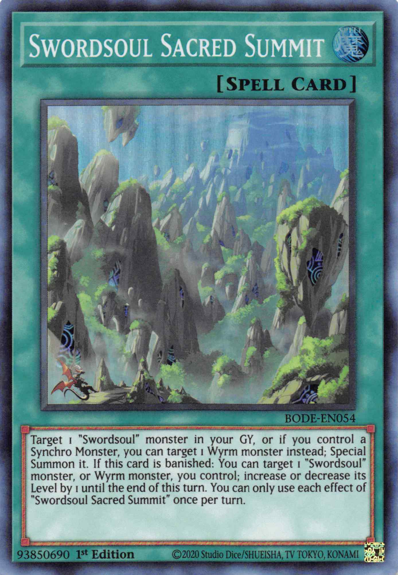 Swordsoul Sacred Summit [BODE-EN054] Super Rare | North Game Den