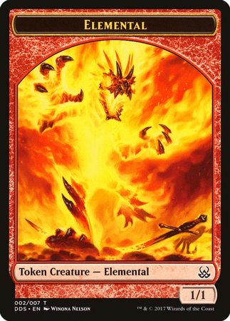 Elemental Token [Duel Decks: Mind vs. Might Tokens] | North Game Den