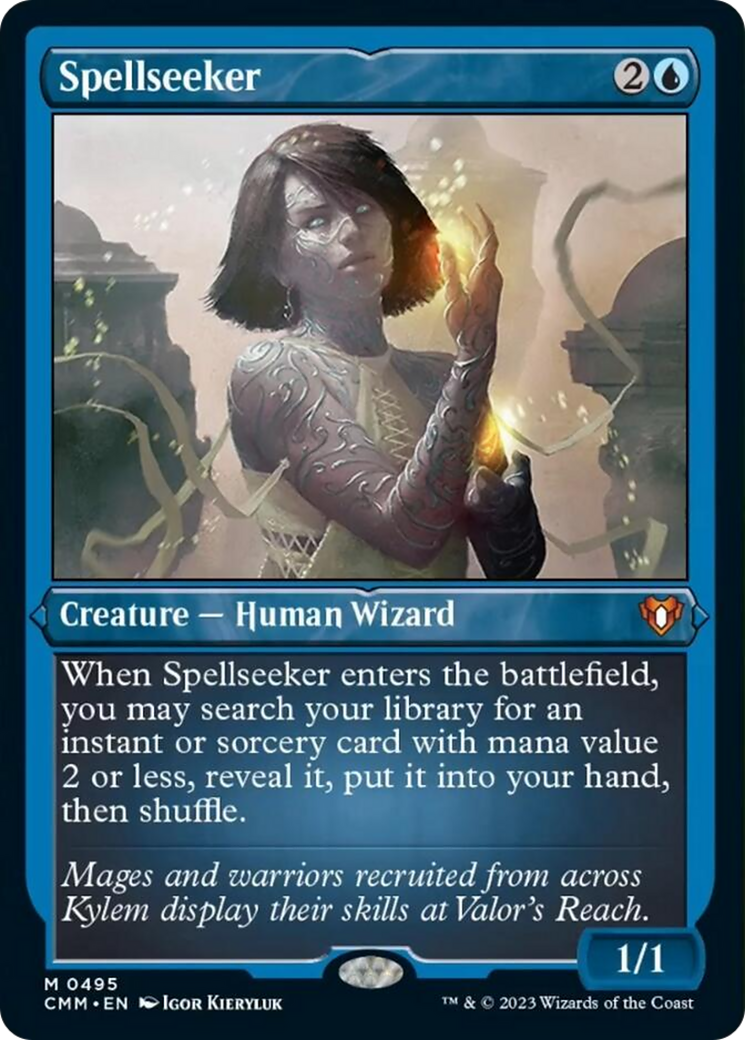 Spellseeker (Foil Etched) [Commander Masters] | North Game Den