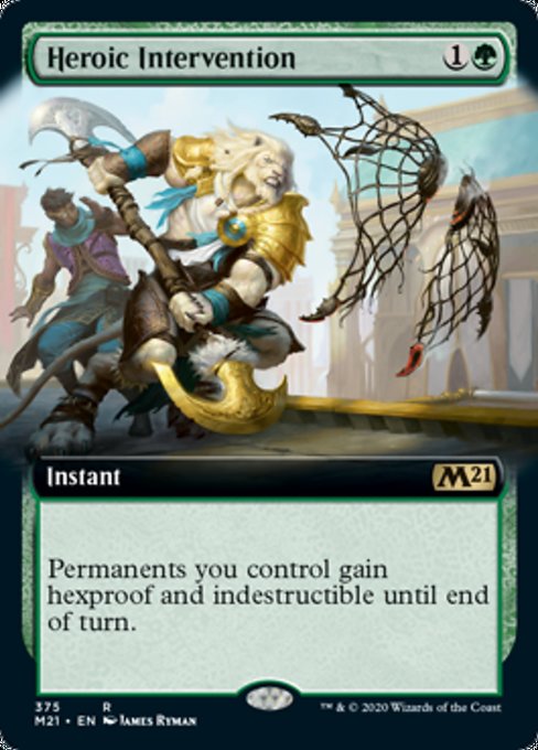 Heroic Intervention (Extended Art) [Core Set 2021] | North Game Den