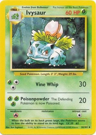 Ivysaur (30/102) [Base Set Unlimited] | North Game Den