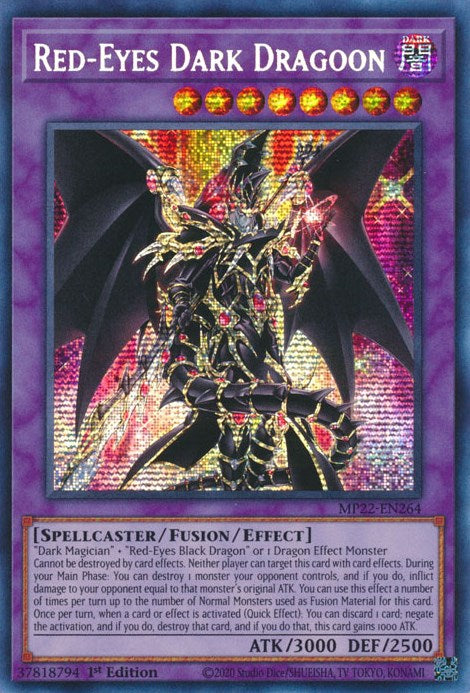 Red-Eyes Dark Dragoon [MP22-EN264] Prismatic Secret Rare | North Game Den