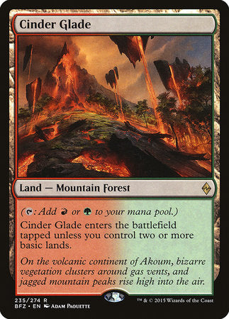 Cinder Glade [Battle for Zendikar] | North Game Den