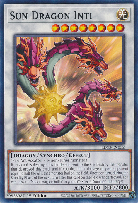 Sun Dragon Inti [LDS3-EN052] Common | North Game Den