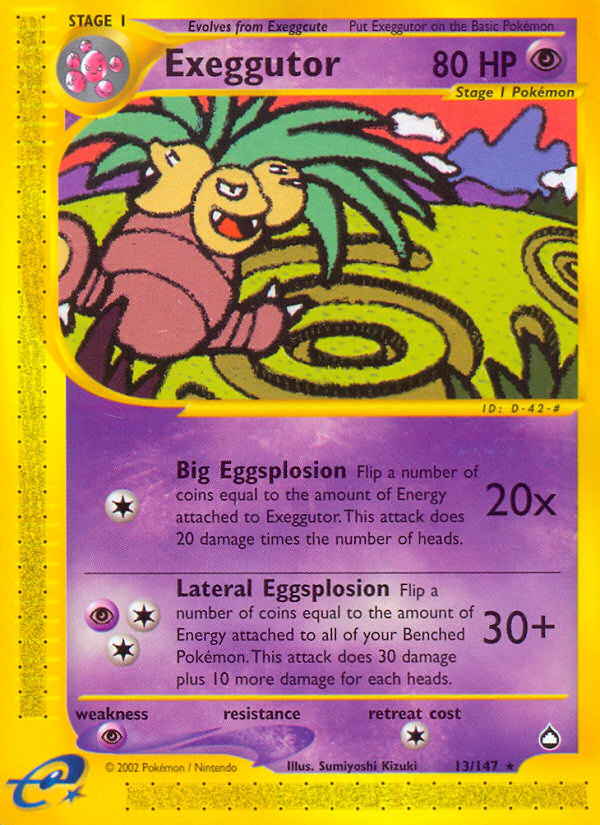 Exeggutor (13/147) [Aquapolis] | North Game Den