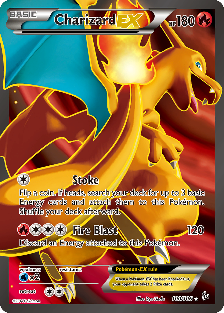 Charizard EX (100/106) [XY: Flashfire] | North Game Den